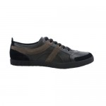Hugo Boss Orange “OLMITO” Black Leather Fashion Sneakers Shoes 7 8 9 11 12 13