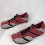 DIESEL MEN’S FASHION SNEAKER SHOES RED/Grey  “SHAELN” SIZE US 9.5 MINT