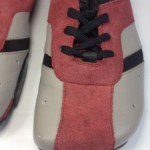 DIESEL MEN’S FASHION SNEAKER SHOES RED/Grey  “SHAELN” SIZE US 9.5 MINT