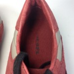 DIESEL MEN’S FASHION SNEAKER SHOES RED/Grey  “SHAELN” SIZE US 9.5 MINT