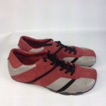 DIESEL MEN’S FASHION SNEAKER SHOES RED/Grey  “SHAELN” SIZE US 9.5 MINT