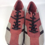 DIESEL MEN’S FASHION SNEAKER SHOES RED/Grey  “SHAELN” SIZE US 9.5 MINT