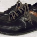 Cole Haan Nike Air Men’s Black/Brown Leather Lace-Up Driving Sneakers Oxfords~11