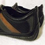 Cole Haan Nike Air Men’s Black/Brown Leather Lace-Up Driving Sneakers Oxfords~11