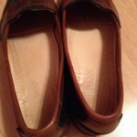 Cole Haan Country Mens Black and Brown Leather Penny Loafers, Size 12C