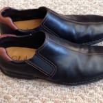 Mens Cole Haan Black Leather Slip On Size 10