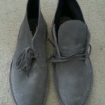 Clarks Bushacre Size 10 Grey Suede