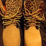 New Custom Timberland Boots Men Size 8 Women Size 10 Leopard Spikes