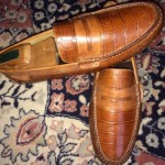 Cole Haan Air Grant Moc Croc Rich Brown Leather Men’s Penny Loafers Size 11 M