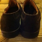 Cole Haan Brown Suede Stitch Cap 8.5d