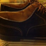 Cole Haan Brown Suede Stitch Cap 8.5d