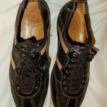 Cole Haan Air Ryder leather oxfords  Black/brown  mens size 11 New /Display $195
