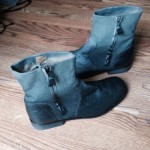 Diesel ombre Object Dyed Boots Black Gray 10.5 ( ccp BBS demeulemeester )