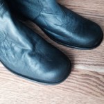 Diesel ombre Object Dyed Boots Black Gray 10.5 ( ccp BBS demeulemeester )