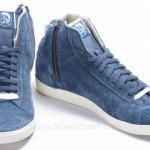 Diesel Dragon Zip L9 R9.5 Denim Blue Suede HiTop Sneaker Shoe MISMATE New GNJ300