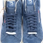 Diesel Dragon Zip L9 R9.5 Denim Blue Suede HiTop Sneaker Shoe MISMATE New GNJ300