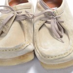 Clarks Originals Wallabee 10.5 M Sand Leather Loafer Square Chukka Shoe GNM391