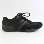 BOSS HUGO BOSS Men’s Black Leather Suede Mesh Fashion Sneakers Shoes Sz 43 9
