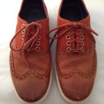 COLE HAAN Suede Leather Wingtip Brown Lace Up 9.5