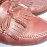 men’s COLE HAAN COUNTRYmen’s # 13 brown leather kiltie tassel loafers