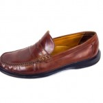 COLE HAAN Shoes LEATHER Brown NIKE AIR Slip On DRIVING Loafers PENNY Mens 11 M