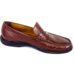 COLE HAAN Shoes LEATHER Brown NIKE AIR Slip On DRIVING Loafers PENNY Mens 11 M