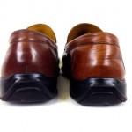 COLE HAAN Shoes LEATHER Brown NIKE AIR Slip On DRIVING Loafers PENNY Mens 11 M