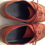 COLE HAAN Suede Leather Wingtip Brown Lace Up 9.5