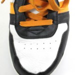 BOSS HUGO BOSS Men’s White Black Orange Leather High Top Sneakers Shoes Sz 11