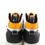 BOSS HUGO BOSS Men’s White Black Orange Leather High Top Sneakers Shoes Sz 11