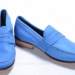 Cole Haan Air Monroe Reflective C11263 blue 10 moc penny loafer shoe NEW $198 G