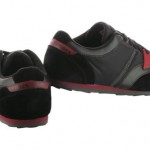 Diesel Matthew Y00509-PR633-H2177 Black Biking Red Leather Casual Shoes Men