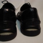 Mens Cole Haan Nike Air Leather Black Lace Up Shoes  Sz 8.5 B- Made in Italy