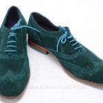 Cole Haan Colton C11174 Air 12 bottle green suede Oxford Wingtip shoe GOC576