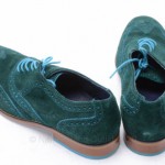 Cole Haan Colton C11174 Air 12 bottle green suede Oxford Wingtip shoe GOC576