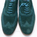 Cole Haan Colton C11174 Air 12 bottle green suede Oxford Wingtip shoe GOC576