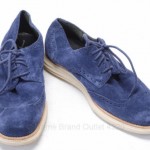 Cole Haan Lunargrand C10227 10 navy blue suede Oxford Wingtip Lacedshoe GOC575
