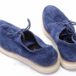 Cole Haan Lunargrand C10227 10 navy blue suede Oxford Wingtip Lacedshoe GOC575