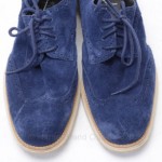 Cole Haan Lunargrand C10227 10 navy blue suede Oxford Wingtip Lacedshoe GOC575