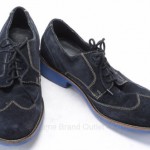 Cole Haan Drake Eva C10647 11 black suede Oxford Wingtip Blue Laced shoe GOC574
