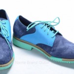 Cole Haan Great Jones Saddle C11240 blue 9.5 leather oxford shoe NEW $198 GNX404