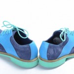 Cole Haan Great Jones Saddle C11240 blue 9.5 leather oxford shoe NEW $198 GNX404