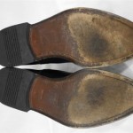 HUGO BOSS Mens Black Leather Ankle Boots Size 9