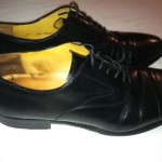Cole Haan Nike Air Mens Dress Shoe Sz 11.5M Black Leather Comfort Lace Up Oxford