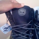 Black/Gray Timberland Boots Mens 8.5