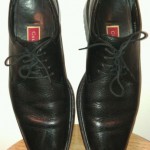 NIKE AIR COLE HAAN BLACK PEBBLE LEATHER LACE UP OXFORD DRESS SHOES 9.5M  NICE!!
