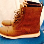 cole haan men Leather Lunargrand Lace Boot 11.5 Taupe waterproof Reg $278.00