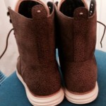 cole haan men Leather Lunargrand Lace Boot 11.5 Taupe waterproof Reg $278.00