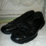 Men’s Cole Haan black loafers slip on shoes sz 12