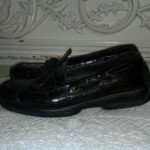 Men’s Cole Haan black loafers slip on shoes sz 12